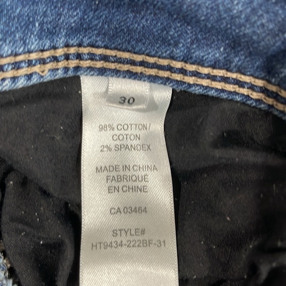 Revolution by Ricki’s Brooke Boyfriend Fit Jeans Blue Medium Wash Stretch 30 - Picture 8 of 11